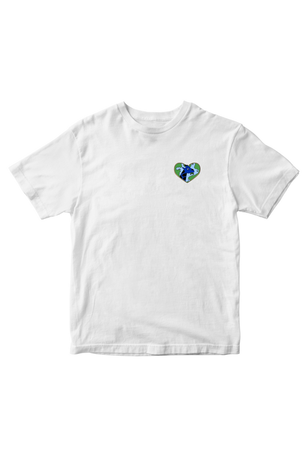 Collab T-shirt n°3 White Unisex - Organic Cotton