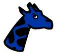 girafon bleu