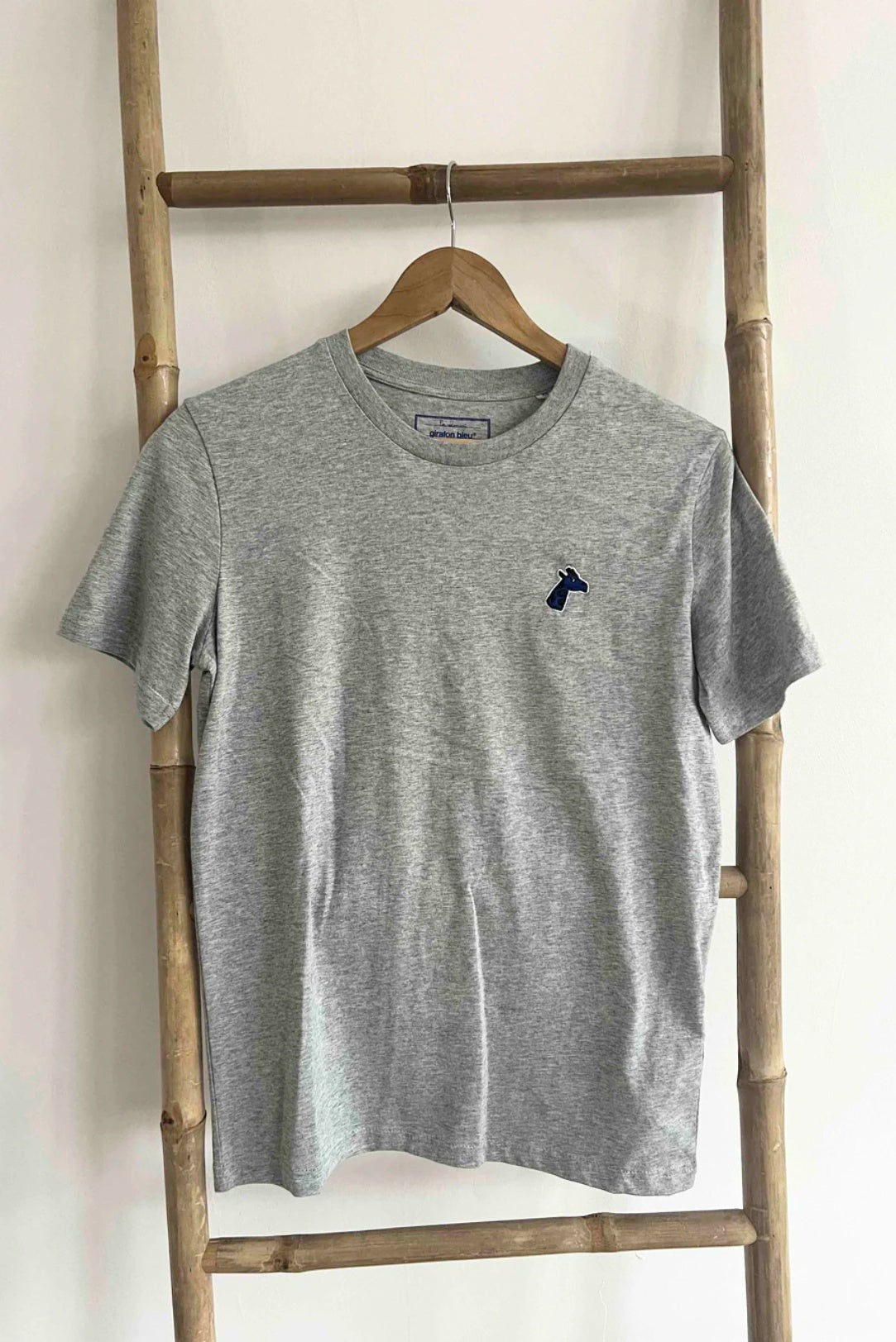 GIRAFRIP - T-shirt Brodé Gris (Stock du XS au L)