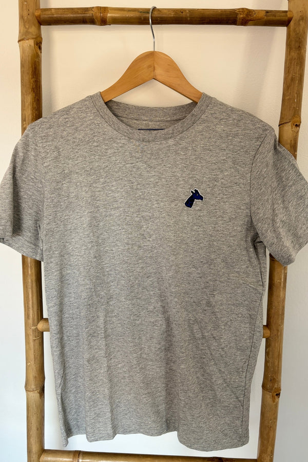 GIRAFRIP - Tee-shirt gris brodé taille XS