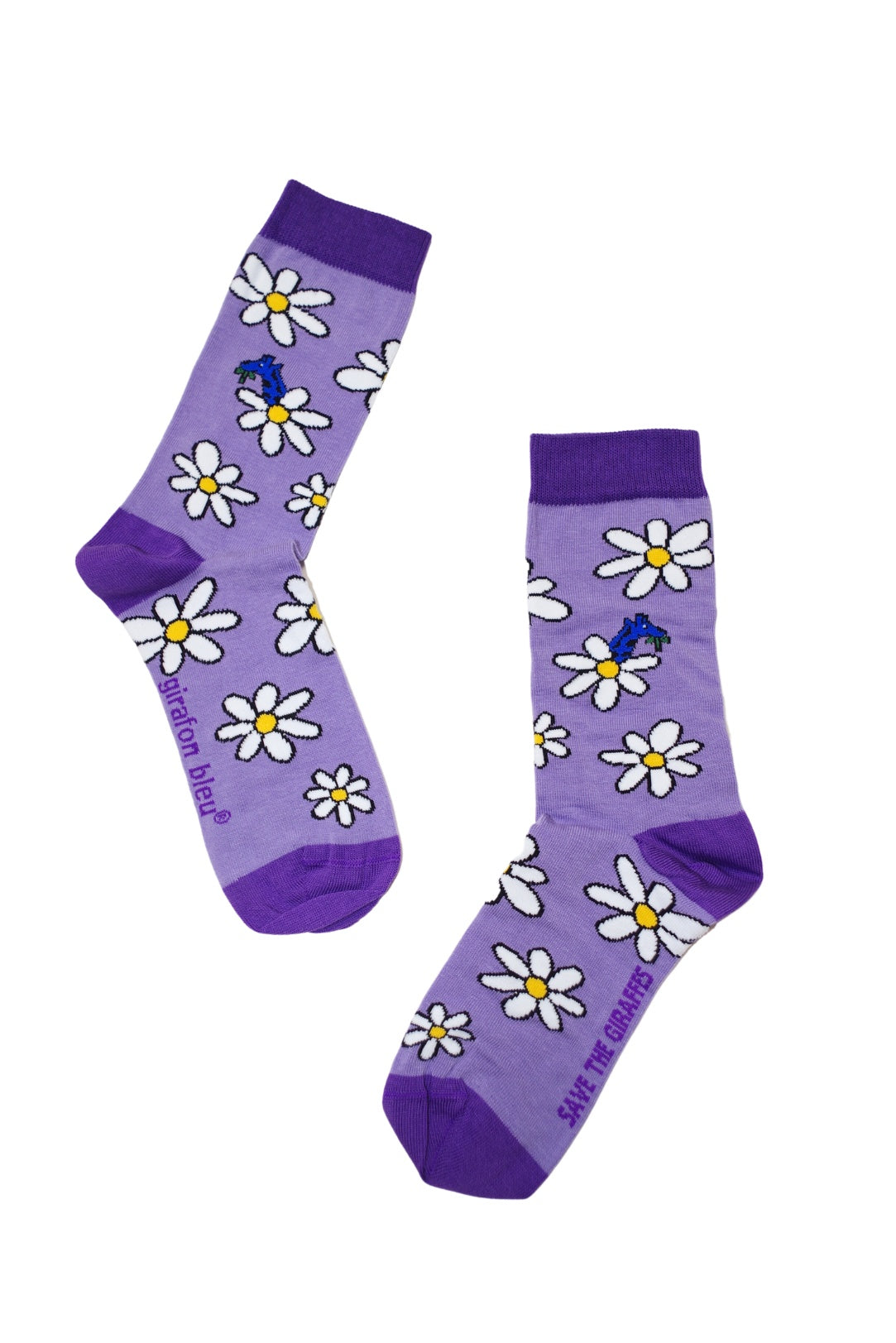 Chaussettes - Girafleur lavande