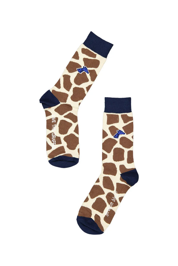 Chaussettes - Girafe girafon bleu