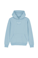 hoodie bleu pale