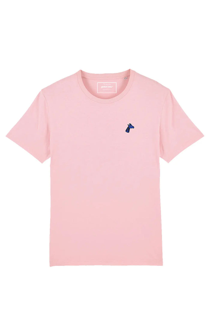 Tee-shirt Brodé Rose Unisexe - Coton Bio